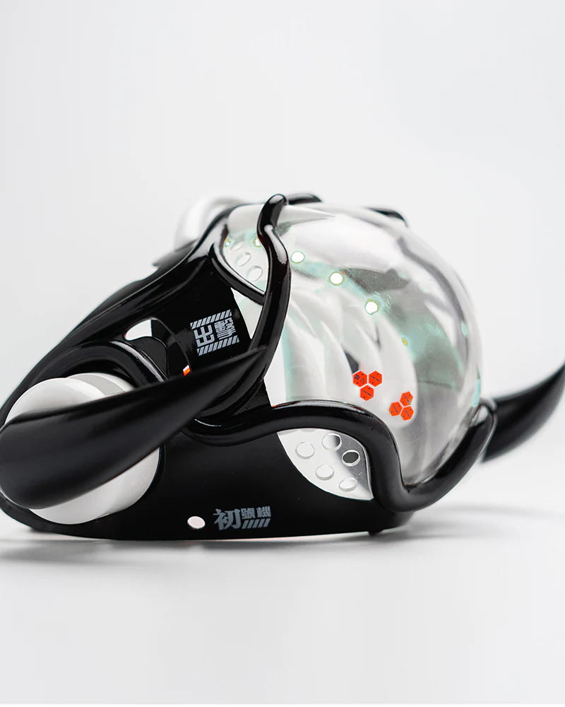 Tech Style Piranha Cyberpunk Half Face Mask - Image 10
