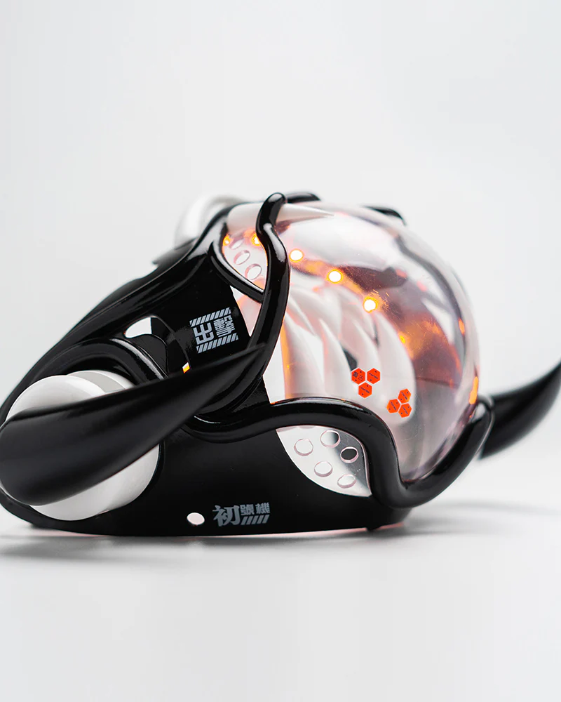 Tech Style Piranha Cyberpunk Half Face Mask - Image 14