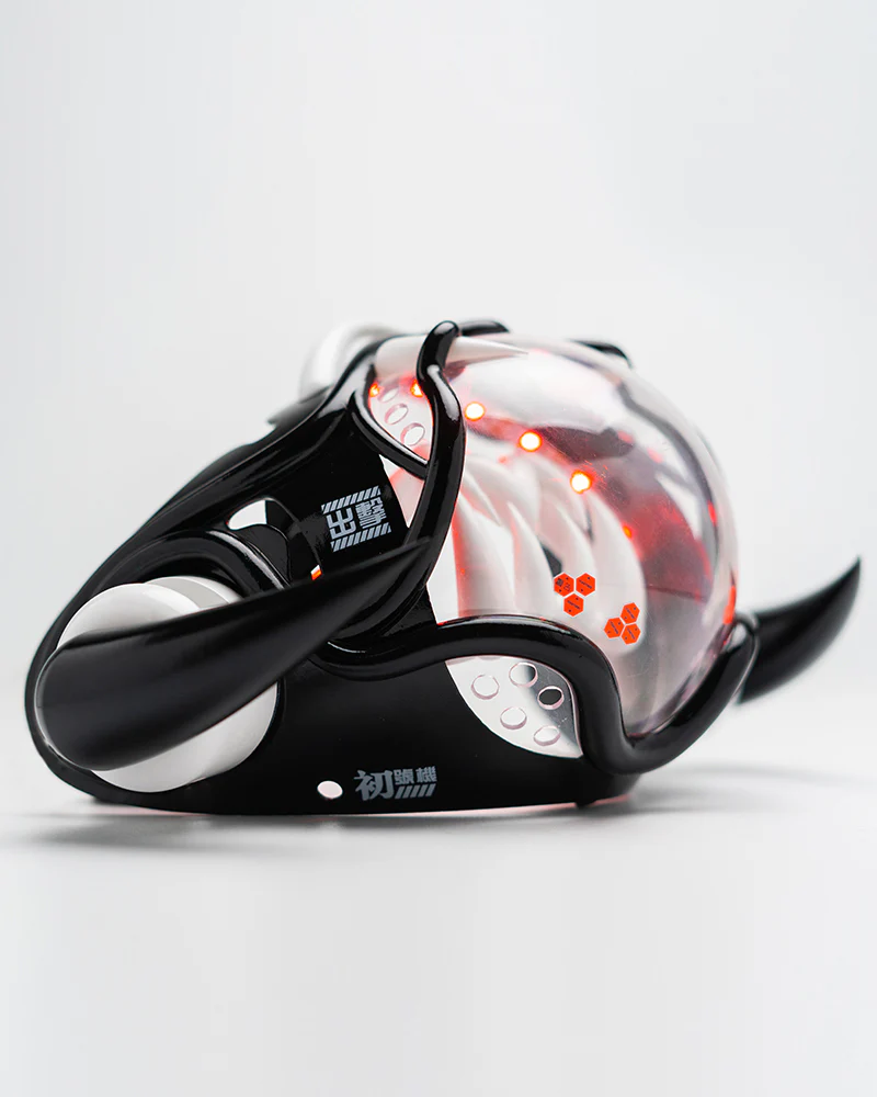 Tech Style Piranha Cyberpunk Half Face Mask - Image 8