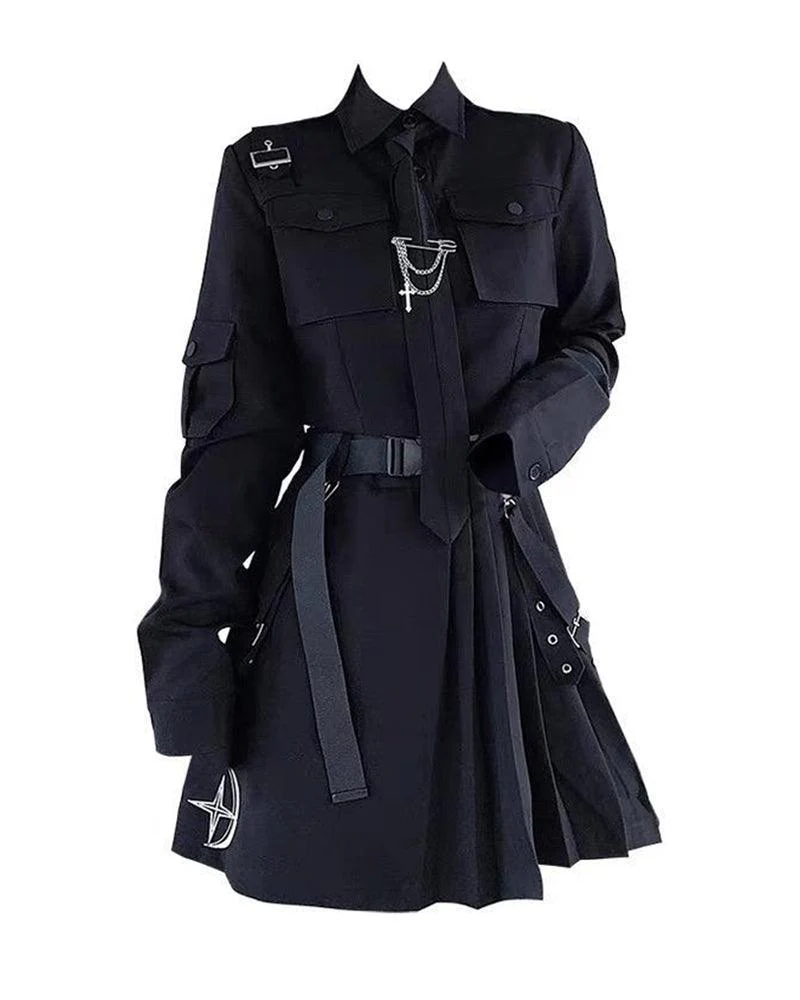 Tech Style Two Piece Cargo Skirt Set - Image 7