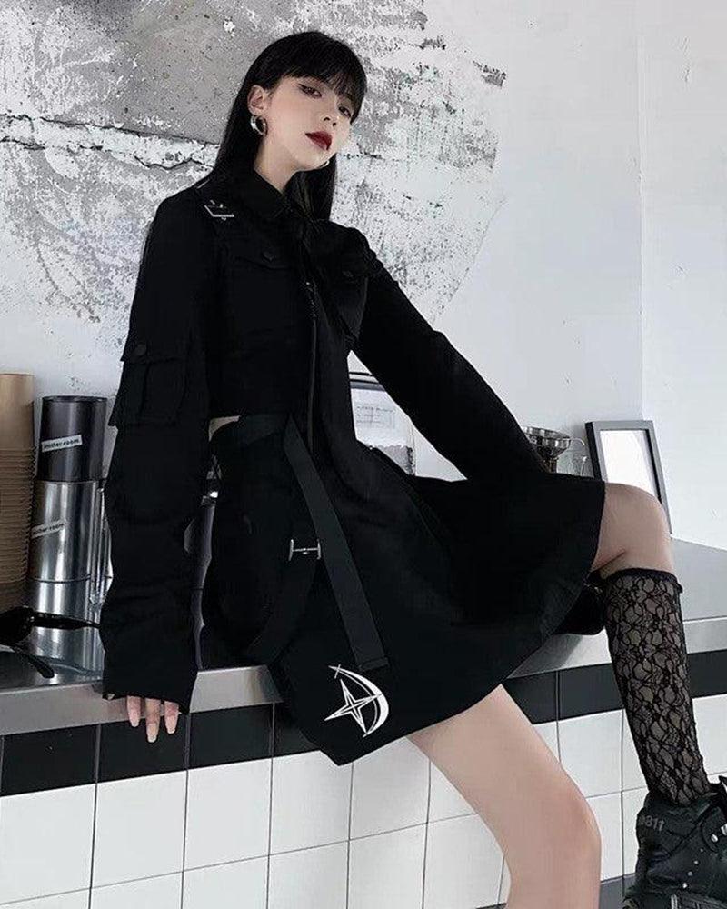 Tech Style Two Piece Cargo Skirt Set - Image 9