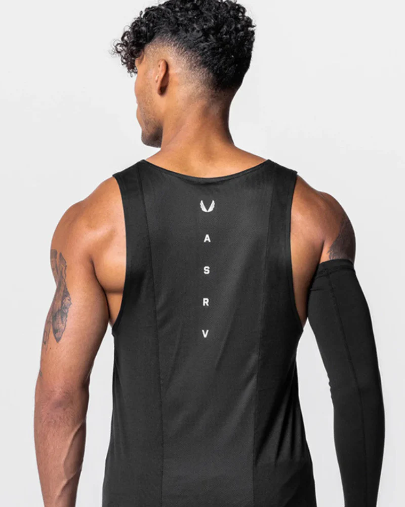 Techwear Base Layers Mens Sleeveless T-Shirt | Muscle Shirt - Image 4