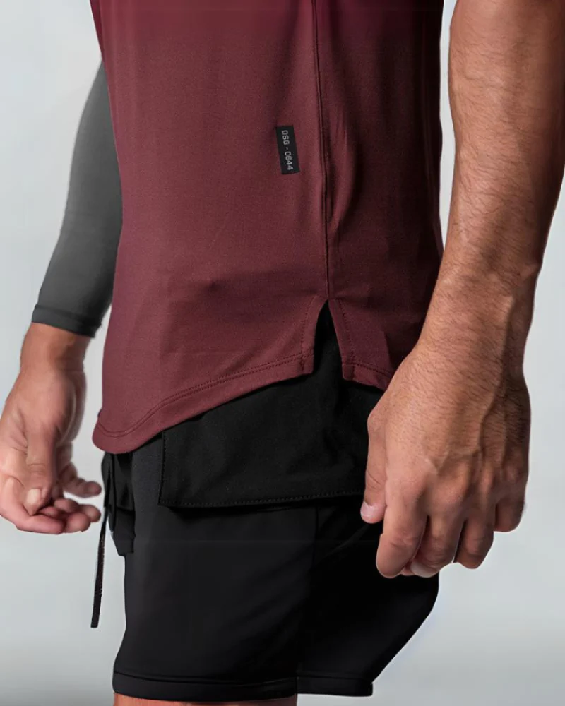Techwear Base Layers Mens Sleeveless T-Shirt | Muscle Shirt - Image 7