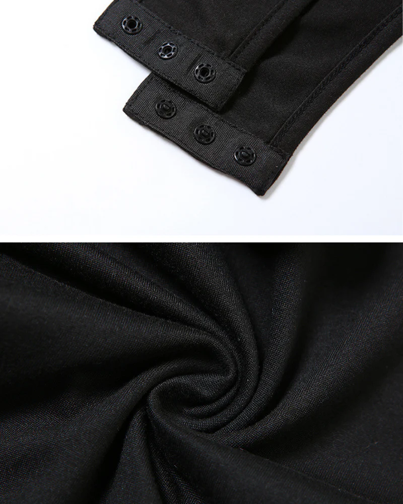 Techwear Bra Shorts Set Cut-out Bodysuit - Image 7