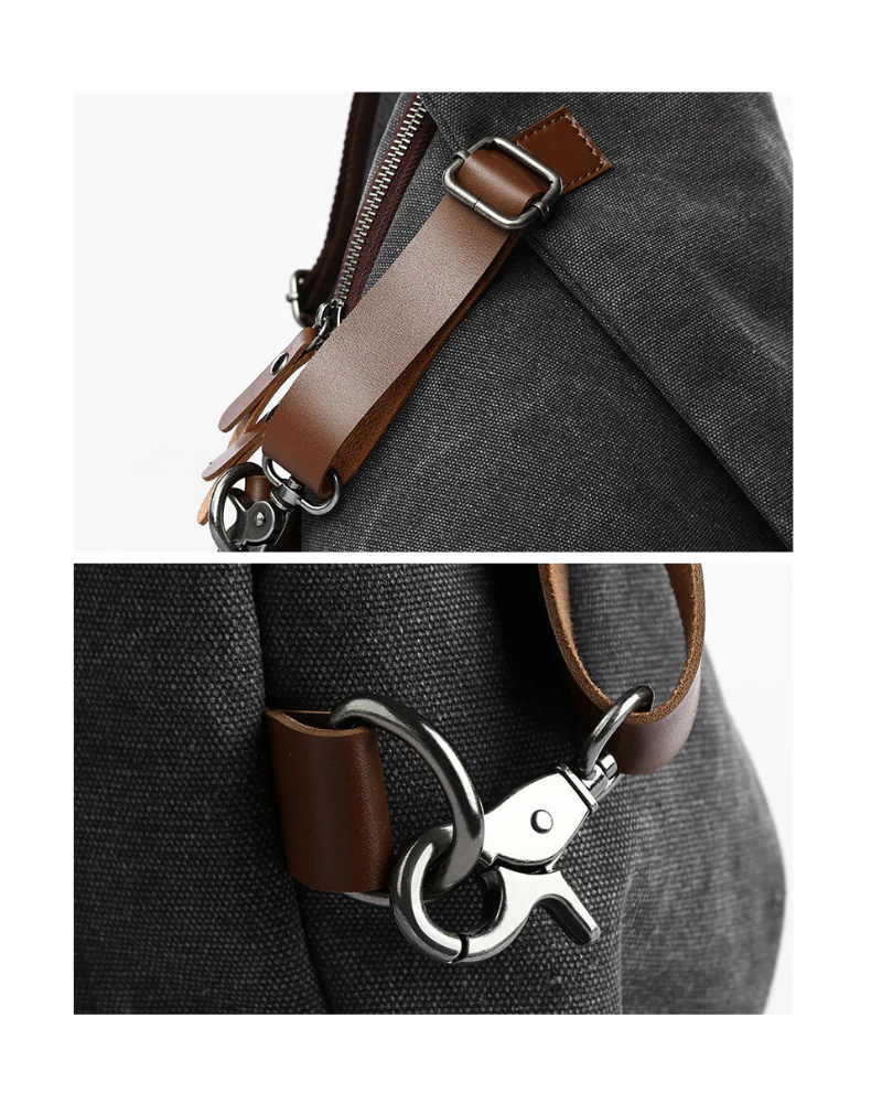 Techwear Canvas Sling Backpack - Image 13