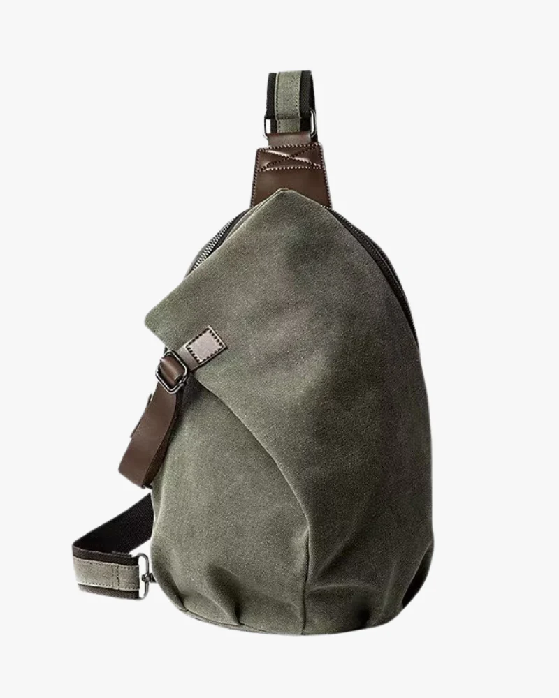 Techwear Canvas Sling Backpack - Image 5