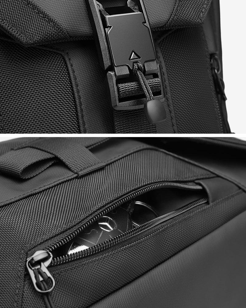 Techwear Casual Travel Waterproof Sling Backpack - Image 11