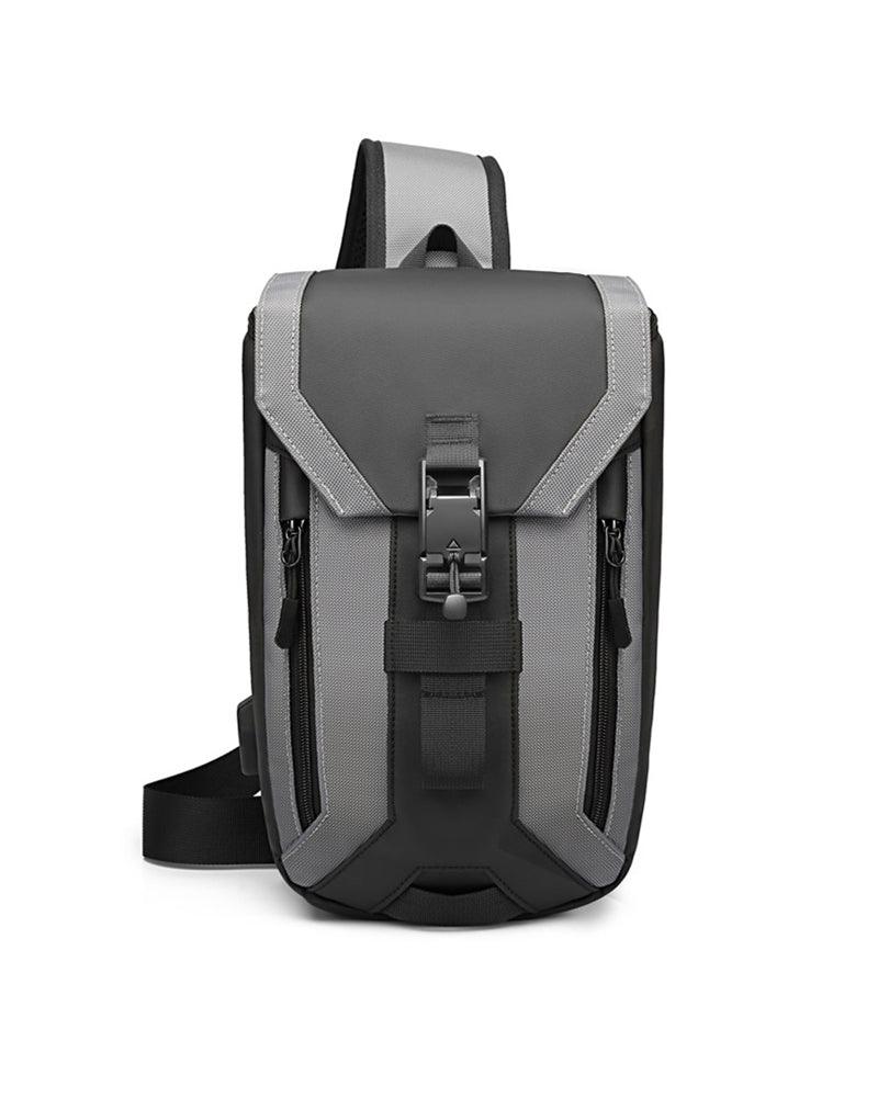 Techwear Casual Travel Waterproof Sling Backpack - Image 6
