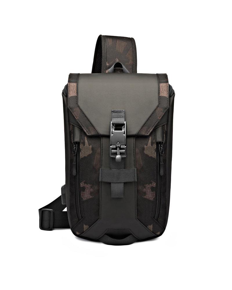 Techwear Casual Travel Waterproof Sling Backpack - Image 7