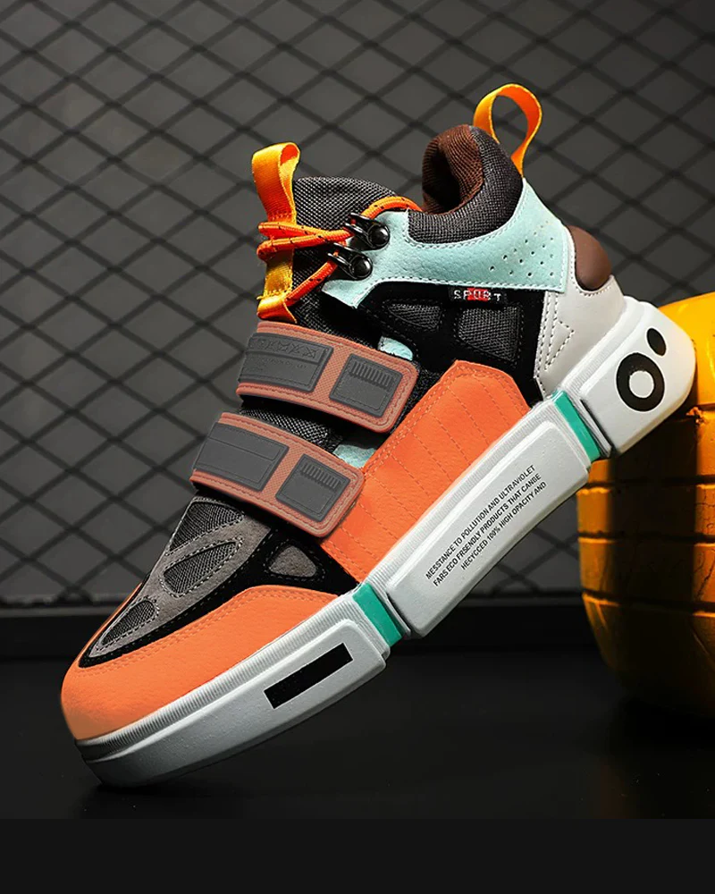 Techwear Color Block Versatile Unisex Sneakers - Image 6
