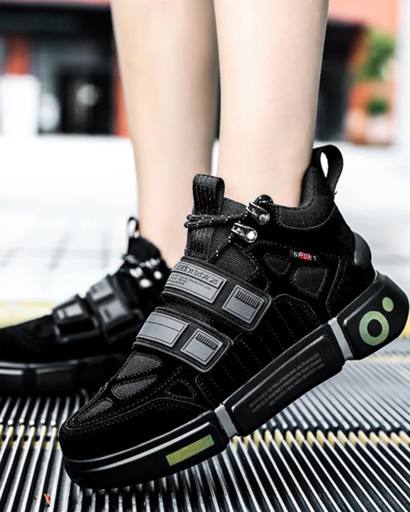 Techwear Color Block Versatile Unisex Sneakers - Image 9