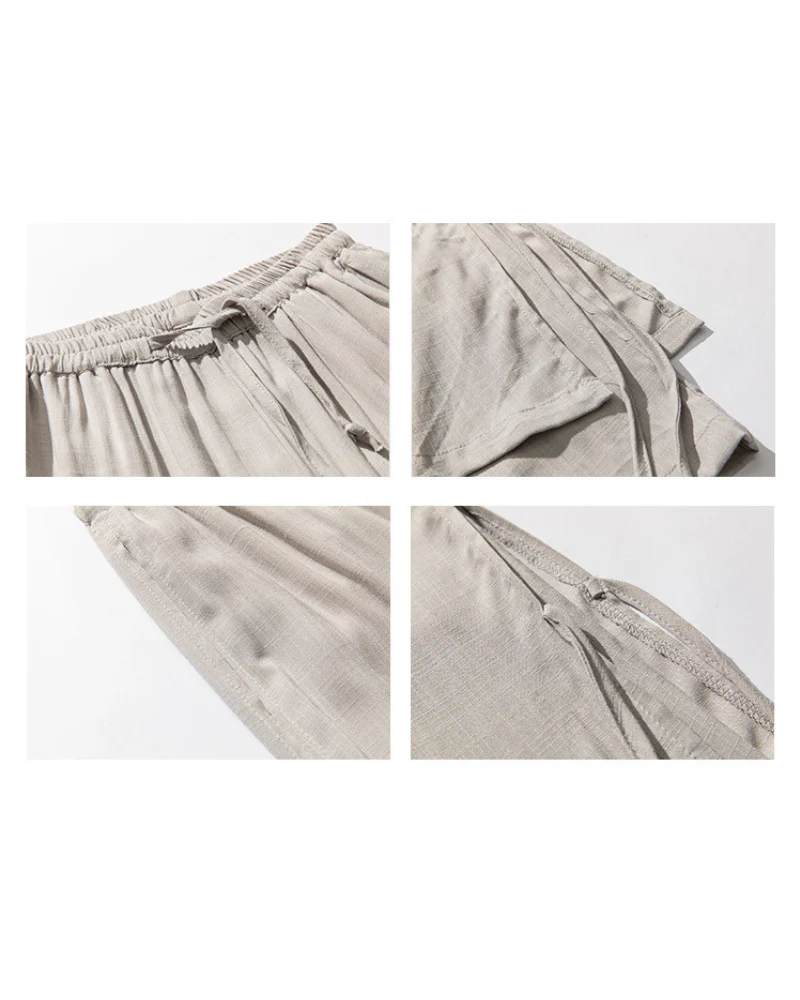 Techwear Cotton Hakama Pants - Image 12