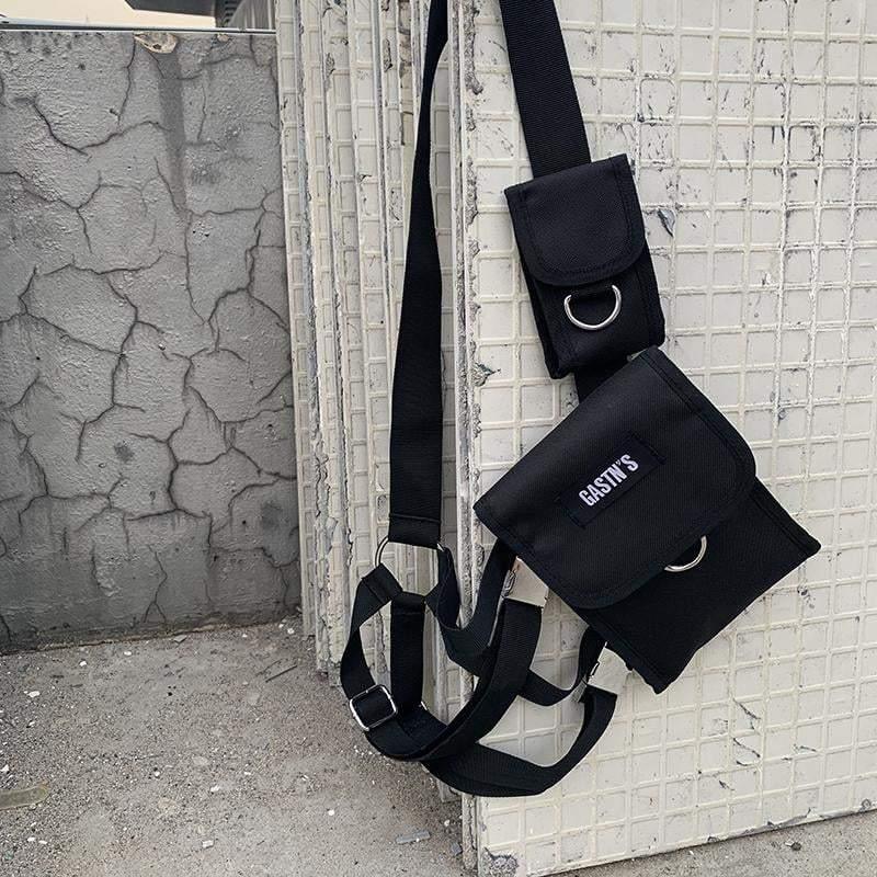 Techwear Crossbody Small Chest Bag - Image 6