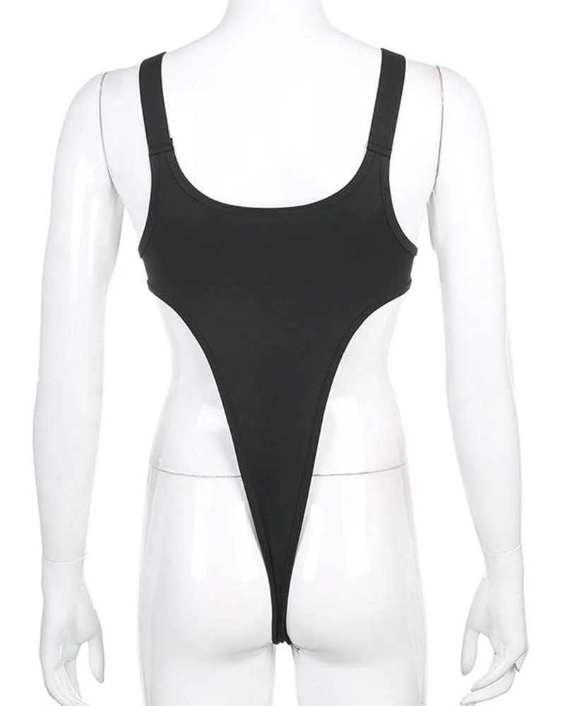 Techwear Cut Out Bodysuit - Image 10