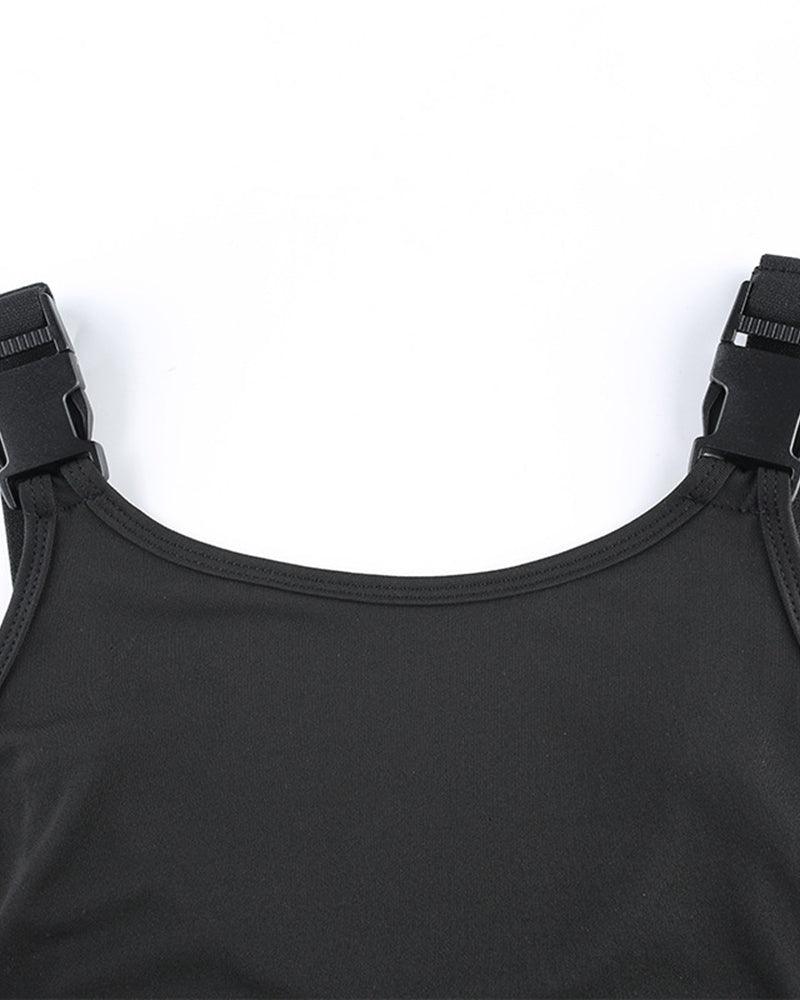 Techwear Cut Out Bodysuit - Image 14