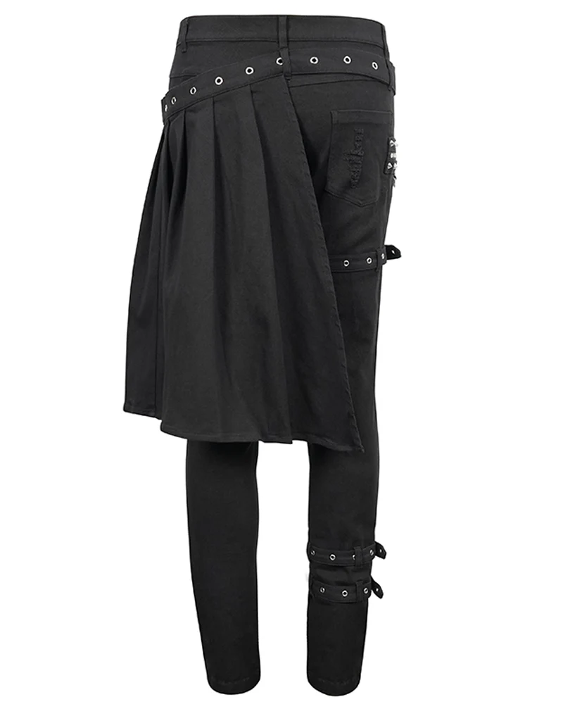 Techwear Detachable Skirt Panels Punk Pants - Image 10