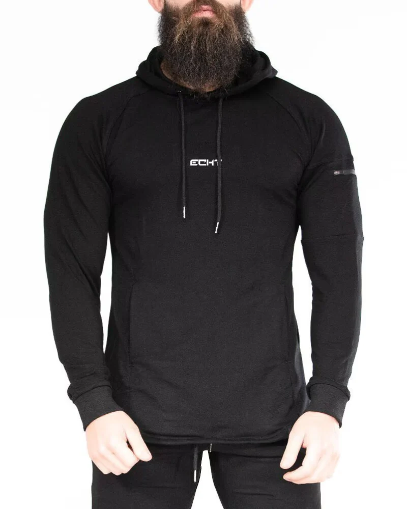 Techwear Drawstring Men hoodie Sweatshirt - Image 3