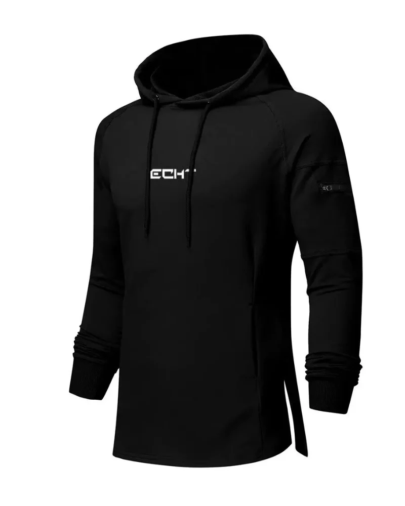 Techwear Drawstring Men hoodie Sweatshirt - Image 4