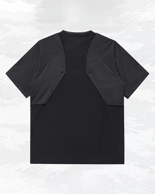 Techwear Fake Two-Piece T-Shirt - Image 2