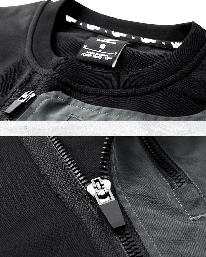 Techwear Fake Two-piece Tactical Sweatshirt - Image 7