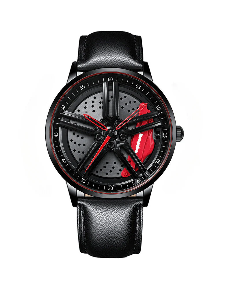 Techwear Fast & Furious Car Wheel Non Spinning Watch - Image 7