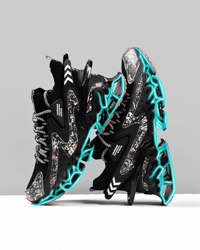 Techwear Flyweave Flame Sneakers - Image 11