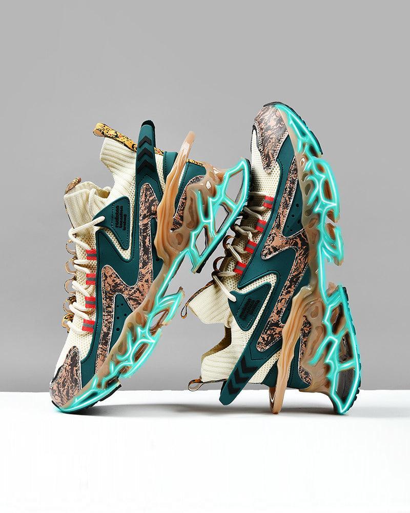 Techwear Flyweave Flame Sneakers - Image 12