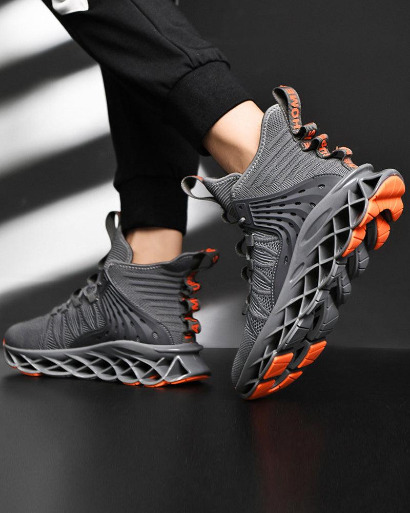 Techwear Flyweave High Top Sneakers - Image 7