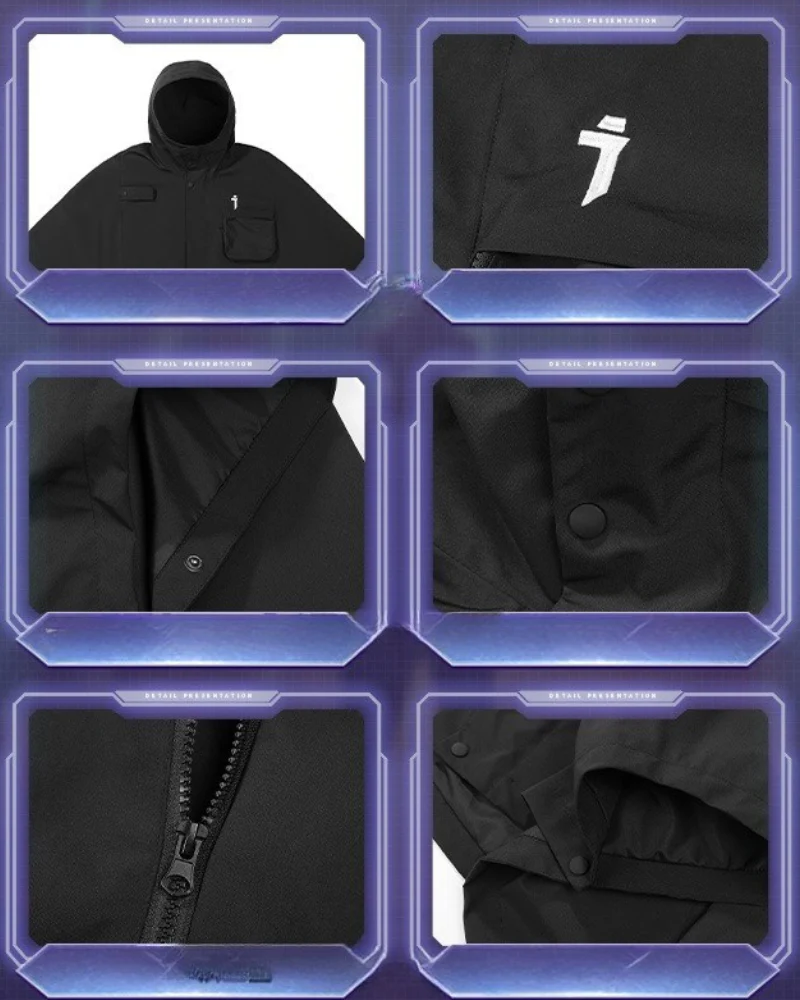Techwear Functional Cape Jacket - Image 12
