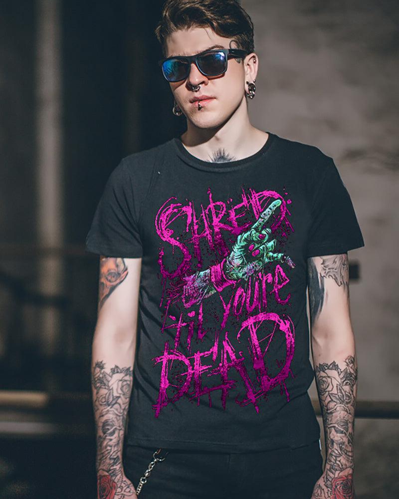Techwear Gothic Motorcycle Rock T-Shirt - Image 3