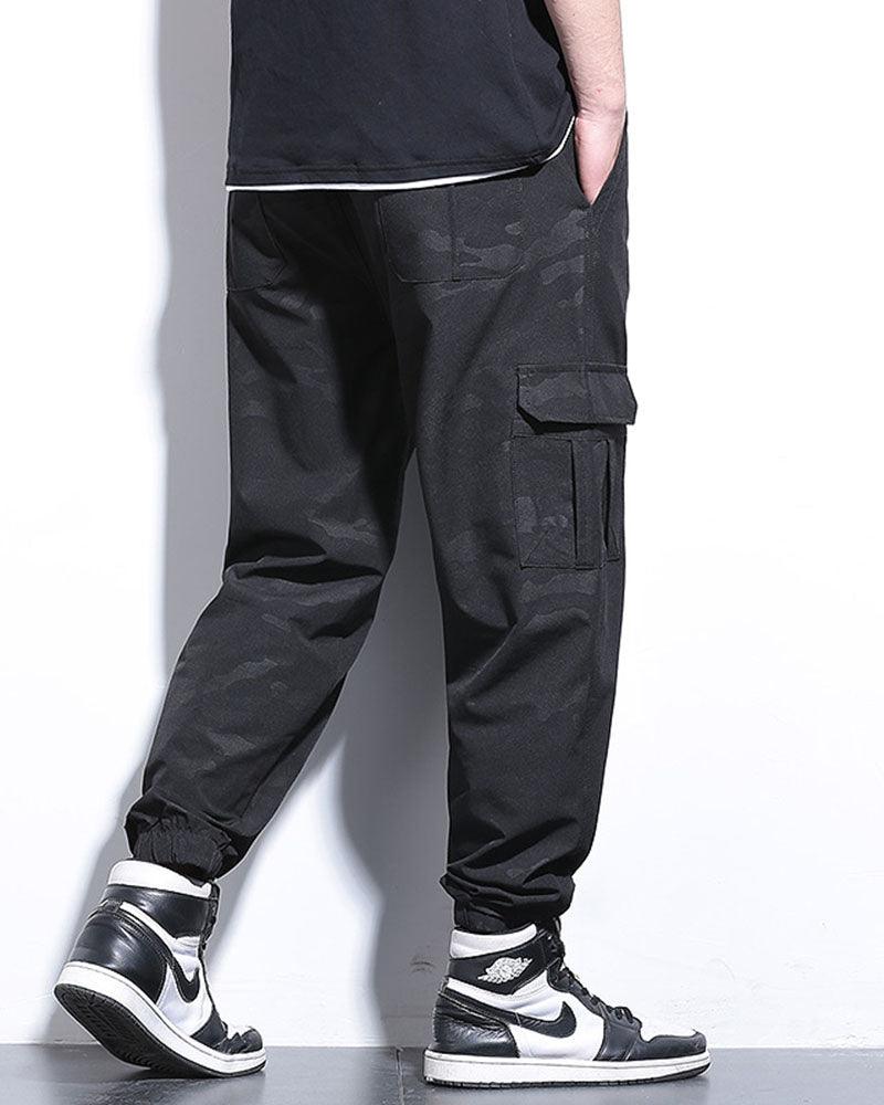 Techwear Ice Silk Camo Cargo Pants - Image 6