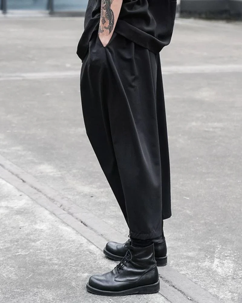Techwear Japanese High Waist Pants - Image 4