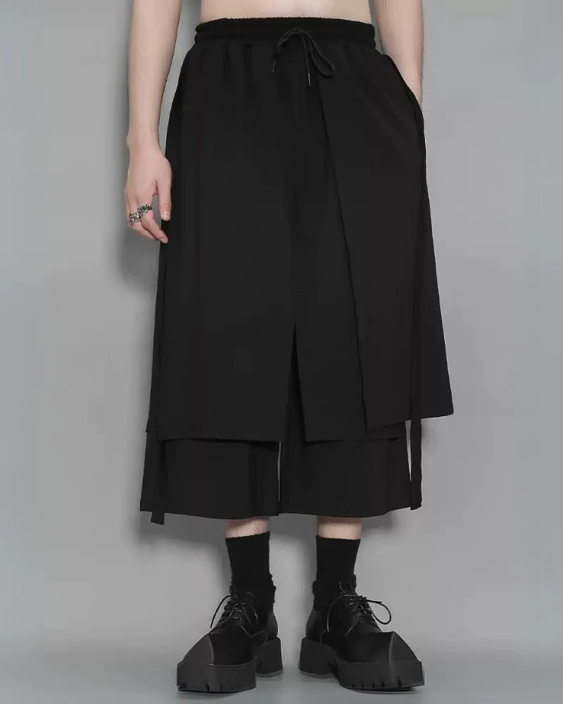 Techwear Japanese Style Hakama Pants - Image 3