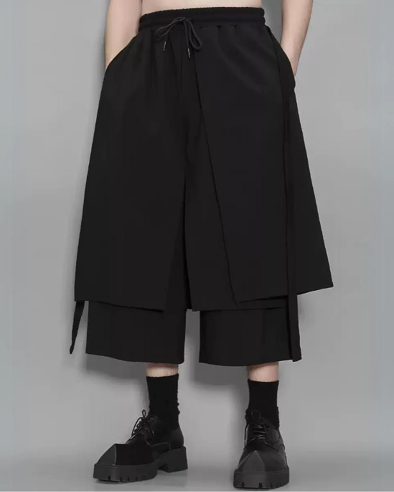 Techwear Japanese Style Hakama Pants - Image 4