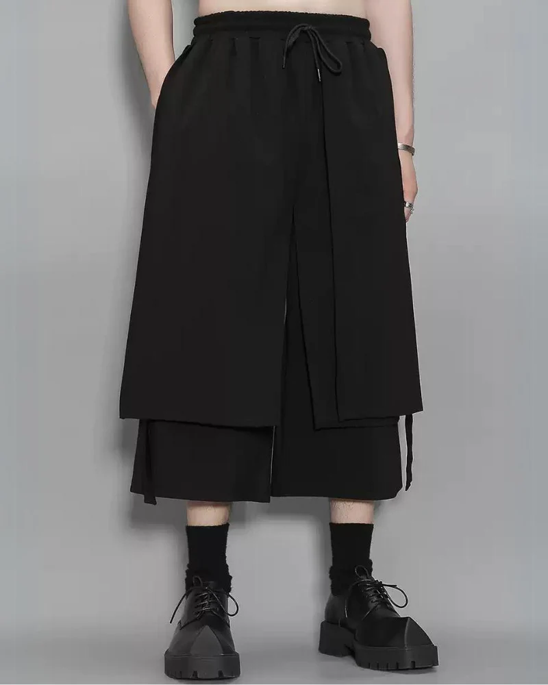 Techwear Japanese Style Hakama Pants - Image 5
