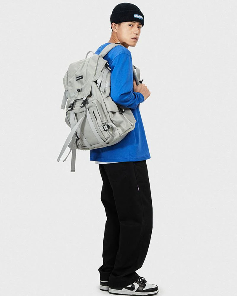 Techwear Japanese Style Large Backpack - Image 11