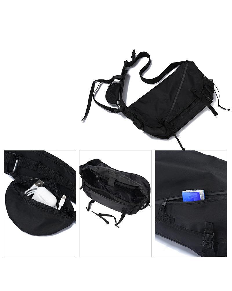 Techwear Large Messenger Sling Bag - Image 10