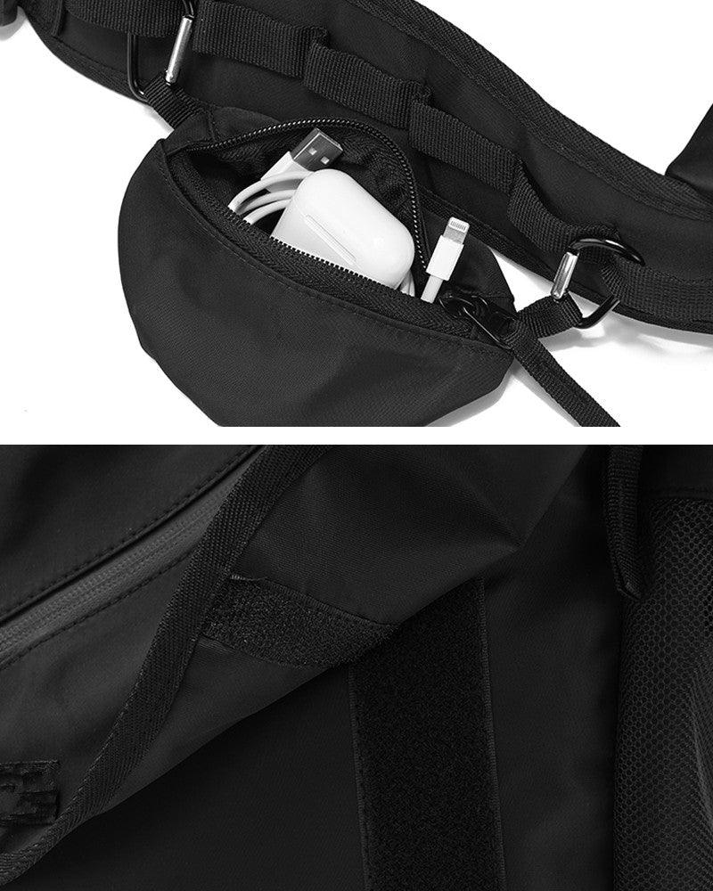 Techwear Large Messenger Sling Bag - Image 8