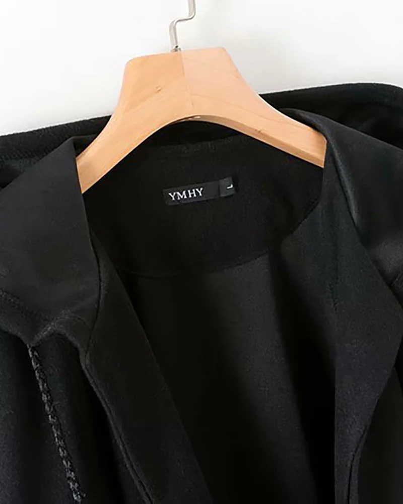 Techwear Long Cape Hooded Coat - Image 5