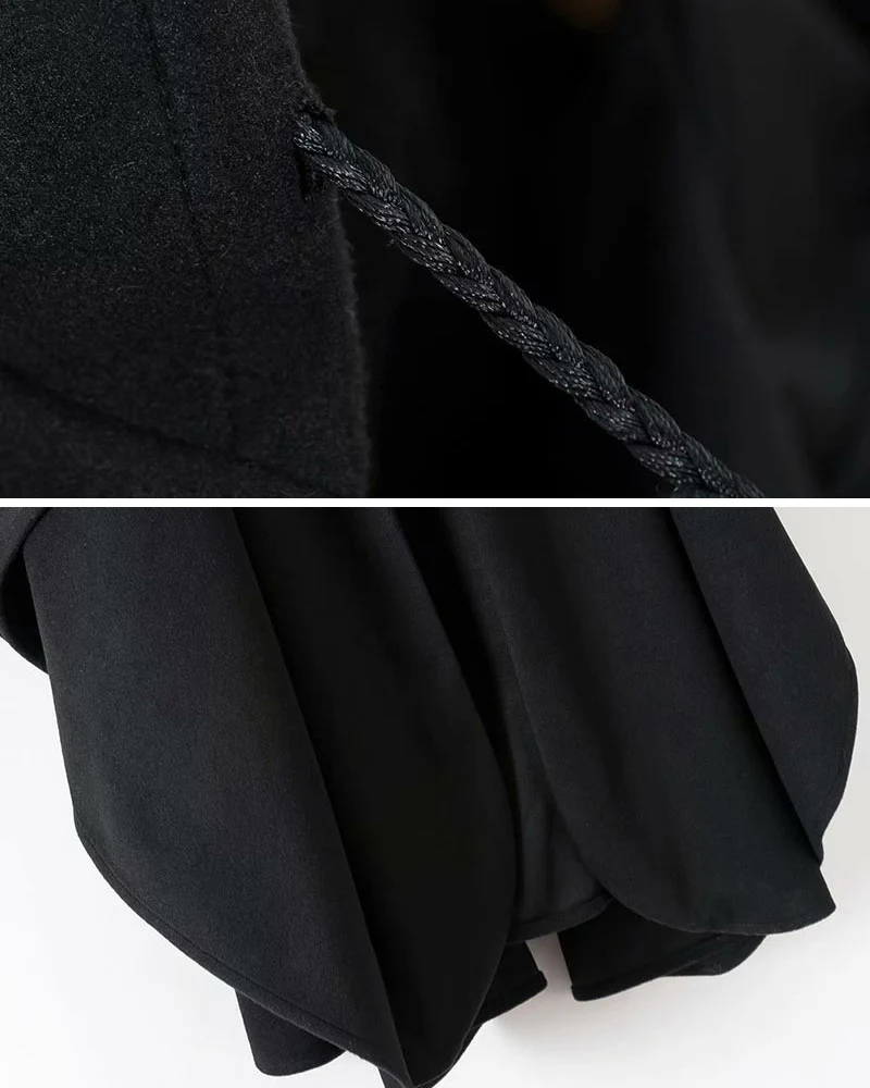 Techwear Long Cape Hooded Coat - Image 6