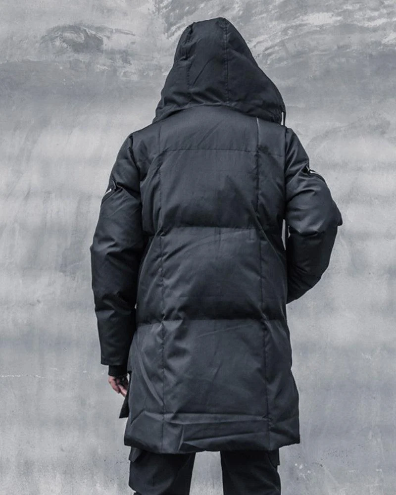 Techwear Long Winter Jacket - Image 6
