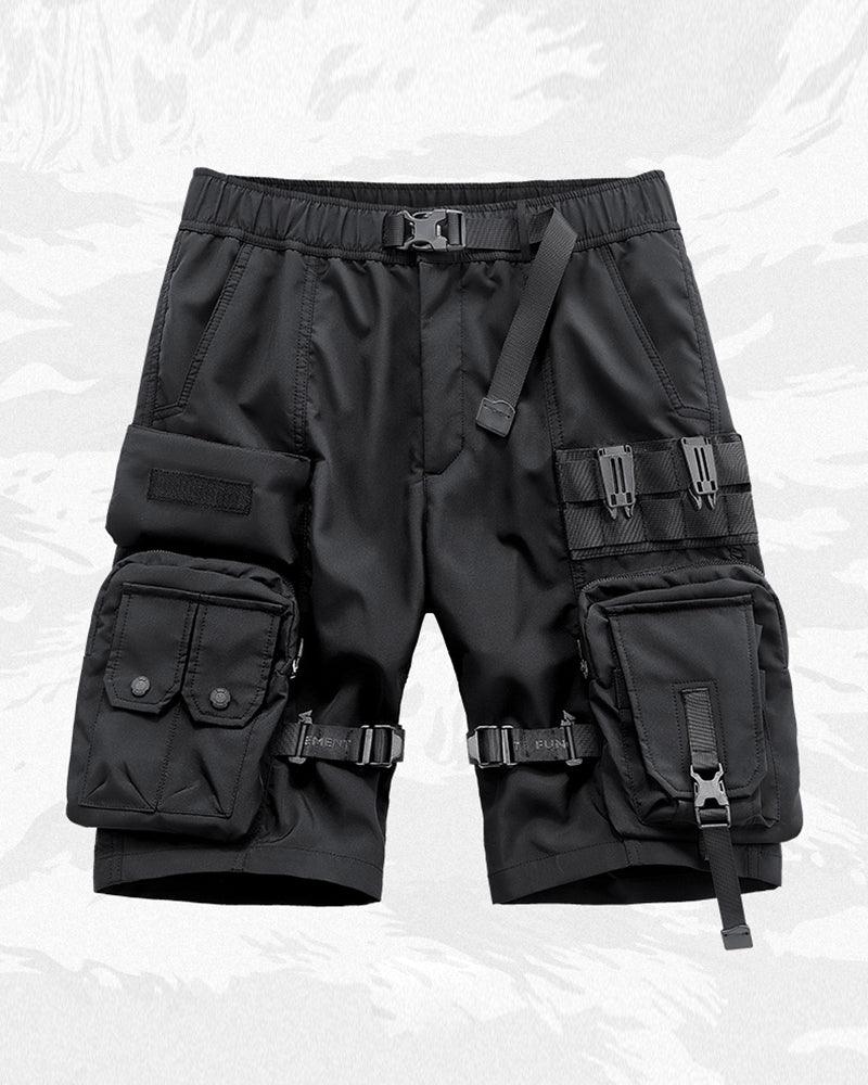 Techwear Multi-Pocket Cargo Shorts - Image 3