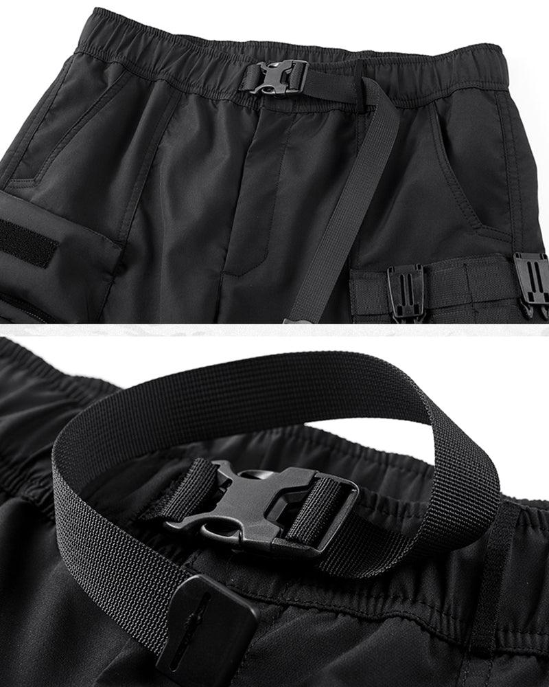 Techwear Multi-Pocket Cargo Shorts - Image 9
