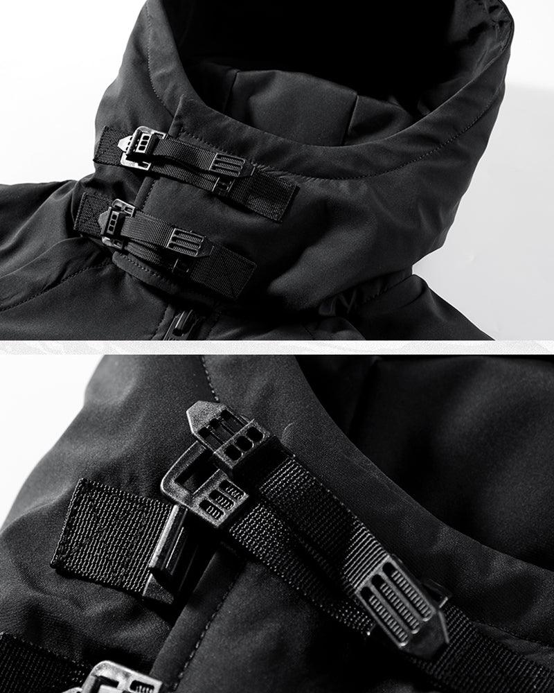 Techwear Multi-pocket Cargo Winter Jacket - Image 6