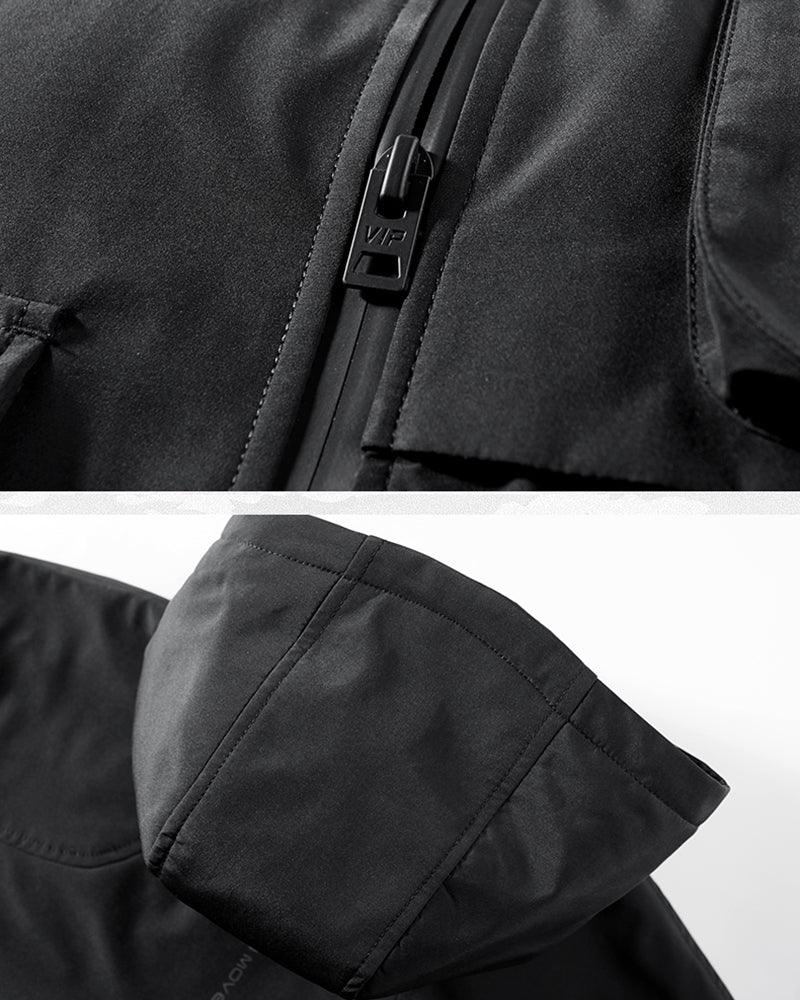 Techwear Multi-pocket Cargo Winter Jacket - Image 7