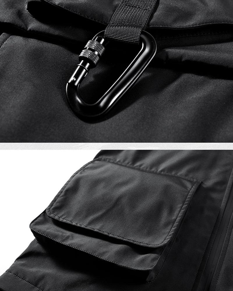 Techwear Multi-pocket Cargo Winter Jacket - Image 8