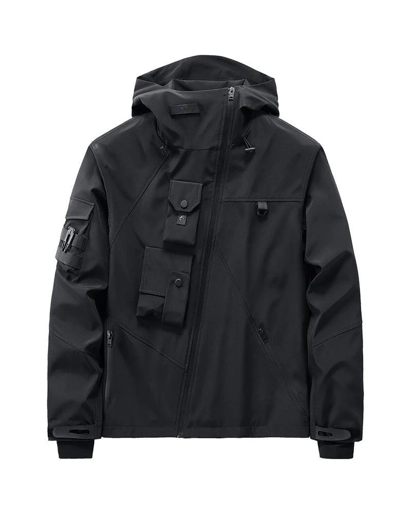 Techwear Multi-pocket Functional Jacket - Image 7