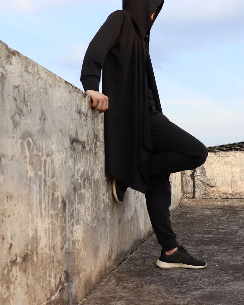 Techwear Ninja Costume Long Cloak Coat - Image 4