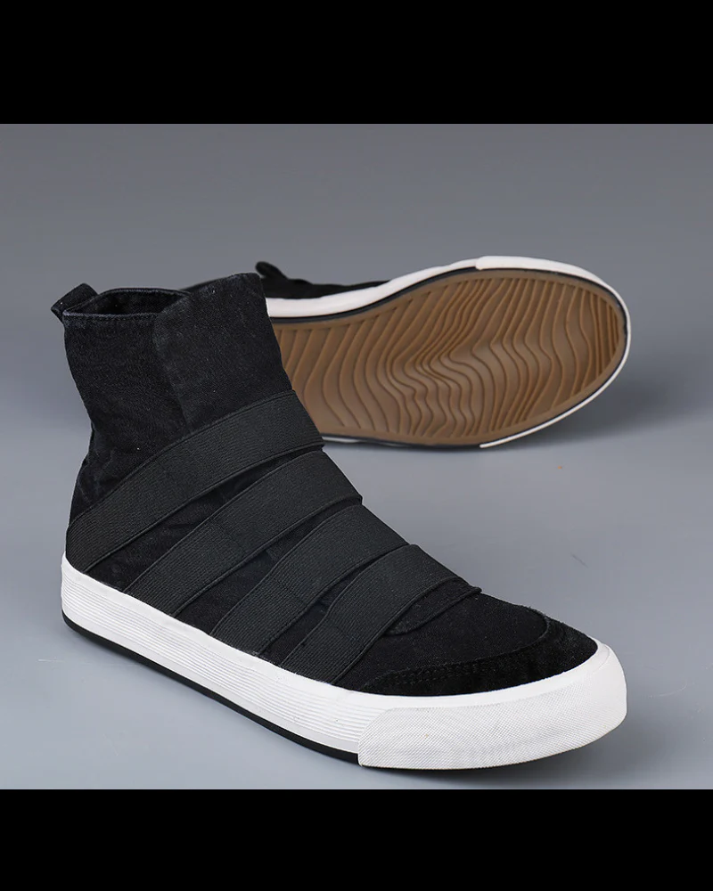 Techwear Ninja High Top Canvas Shoes - Image 5