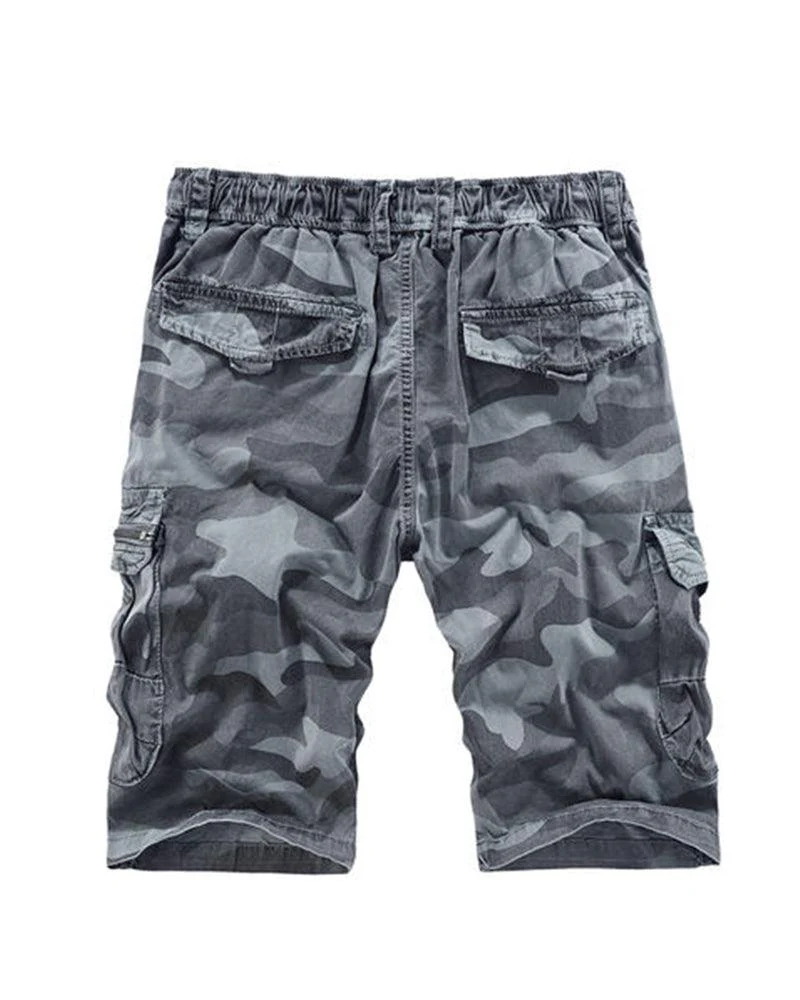 Techwear Outdoor Camo Jorts for Men - Image 6